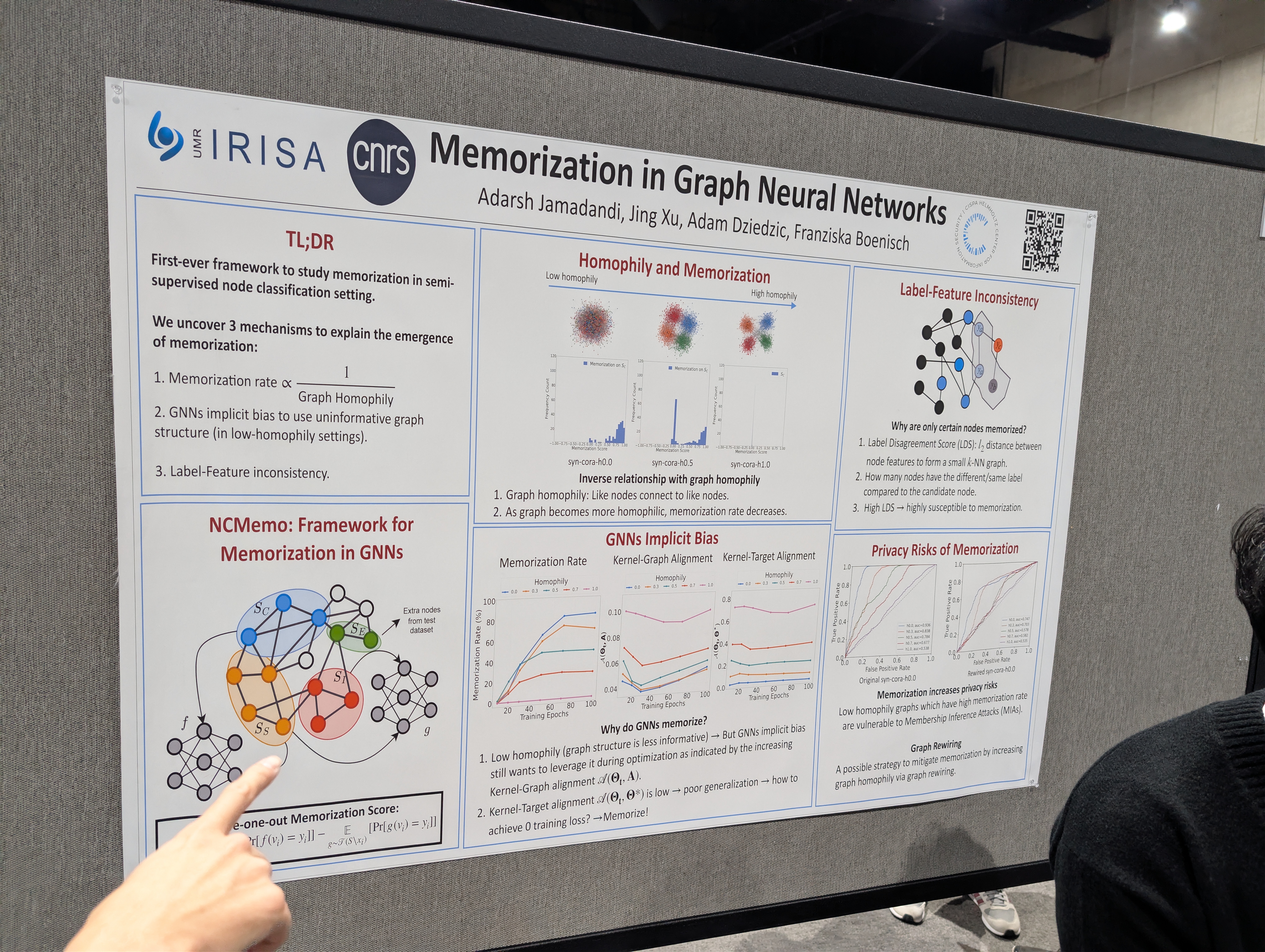 Memorization in GNNs Poster